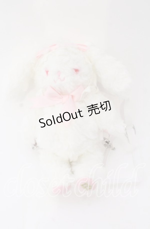 画像1: BABY,THE STARS SHINE BRIGHT / うさくみゃリュックミニミニ  シロ×ピンク O-25-09-12-026-BA-ZA-IG-OS (1)