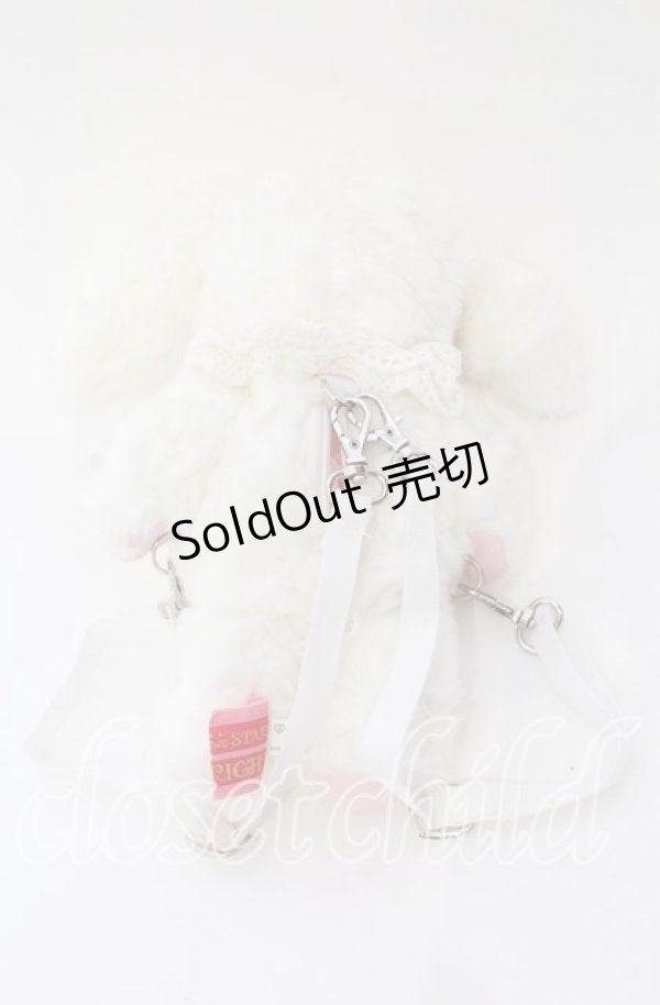 画像2: BABY,THE STARS SHINE BRIGHT / うさくみゃリュックミニミニ  シロ×ピンク O-25-09-12-026-BA-ZA-IG-OS (2)