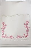 画像2: axes femme / 刺繍ポケットホーボーバッグ 270×300×120mm ベージュ O-25-09-12-027-AX-BG-IG-OS (2)