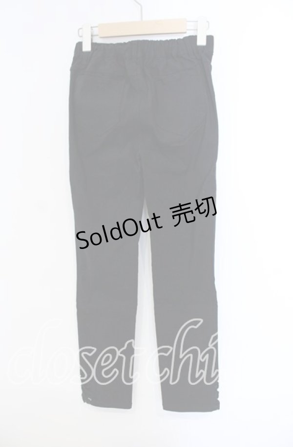 画像3: axes femme / 裾レースストレッチスキニー M クロ O-25-09-13-052-AX-PA-OW-ZT276 (3)