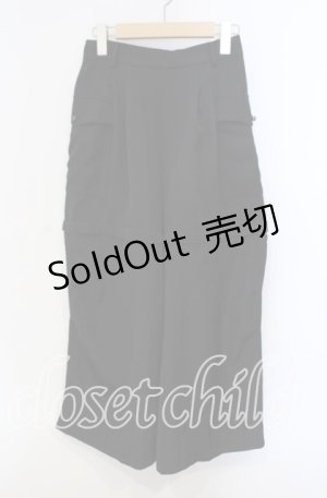 画像: axes femme / 2WAYカーゴパンツ F クロ O-25-09-13-061-AX-PA-OW-OS