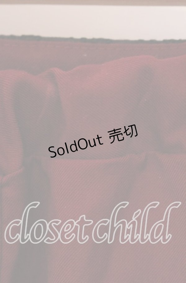 画像4: axes femme / プリーツミドルスカート M ワイン O-25-09-13-062-AX-SK-OW-OS (4)