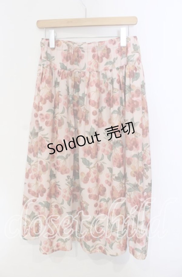 画像3: Jane Marple Dans Le Salon / Winter cherries panel skirt M ピンク系 O-25-09-13-067-JM-SK-IG-OS (3)
