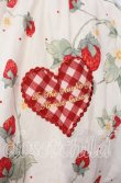 画像3: 包子猪Lolita / Strawberry Orchard 苺のサスペンダースカート XXL アイボリー×アカ O-25-09-13-069-LO-SK-OW-OS (3)