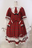 画像1: LIEF / LIEF in The Dreamワンピース XL レッドタータン O-25-09-13-076-LO-OP-OW-OS (1)