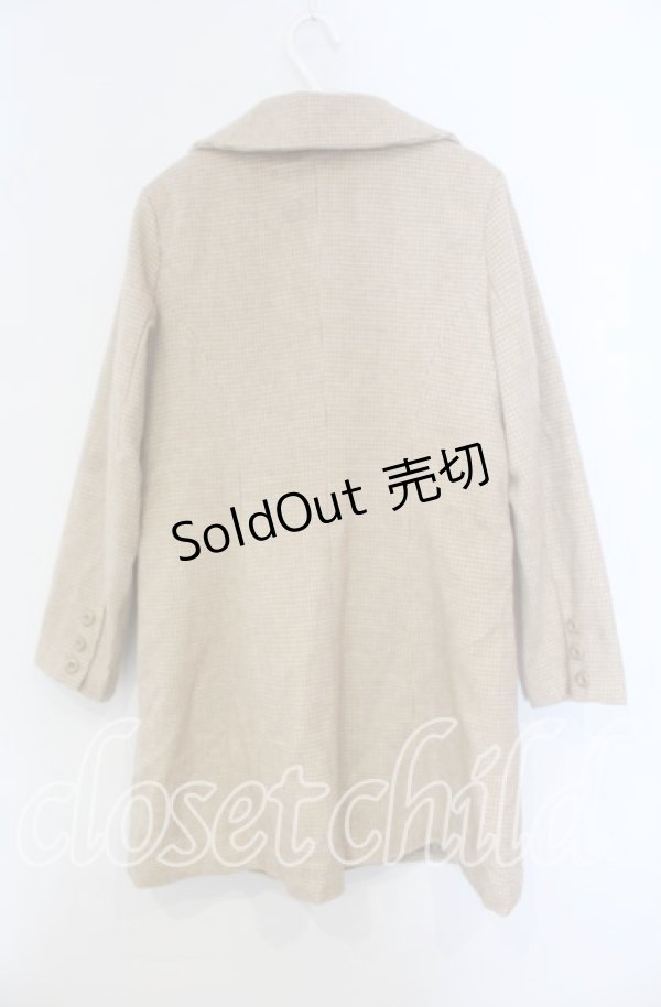 画像3: Fi.n.t / ダブル釦レトロジャケットコート  ベージュ O-25-09-13-007-CA-CO-IG-ZT-C022 (3)