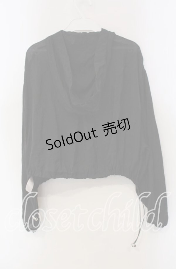 画像2: axes femme / ポケット付シアーパーカー F クロ O-25-09-13-080-AX-TO-OW-ZT0916B (2)