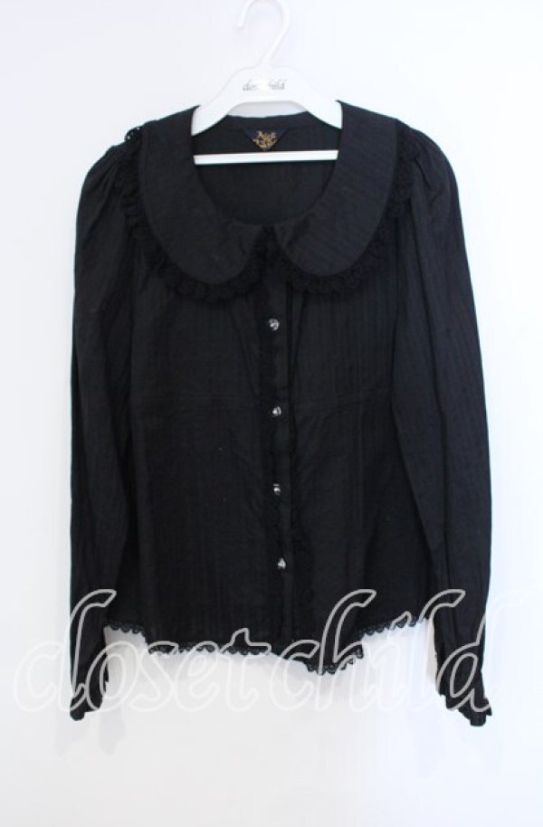 画像1: ALICE and the PIRATES / Teufel von Hamelnブラウス  クロ O-25-09-13-082-PA-BL-OW-OS (1)