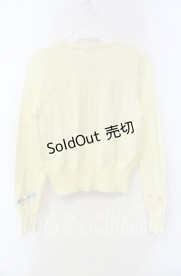 画像3: MILK / リボンフルカーデ  イエロー O-25-09-13-083-ML-TO-IG-OS (3)