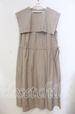 画像: Jane Marple Dans Le Salon / Vintage marine collar dress ドレス M ベージュ O-25-09-13-088-JM-OP-IG-OS