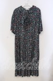 画像1: Jane Marple / Wild cherry gather dress ドレス M ネイビー O-25-09-13-091-JM-OP-IG-OS (1)
