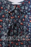 画像2: Jane Marple / Wild cherry gather dress ドレス M ネイビー O-25-09-13-091-JM-OP-IG-OS (2)