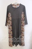 画像1: Jane Marple Dans Le Salon / T-cloth・Poppy amelie dress ドレス M グレー×ピンク O-25-09-13-092-JM-OP-IG-OS (1)