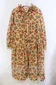 画像1: Jane Marple Dans Le Salon / Flowers of Jouy layered dress M イエロー O-25-09-13-097-JM-OP-IG-OS (1)