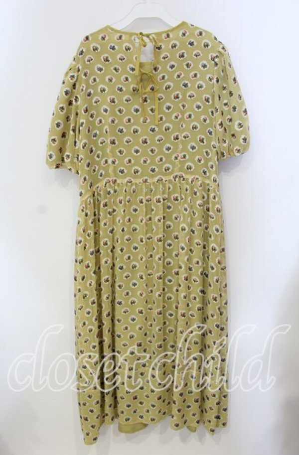 画像3: Jane Marple Dans Le Salon / Pieces of Flowers puffy dress ドレス M イエロー O-25-09-13-098-JM-OP-IG-OS (3)