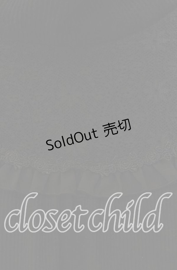 画像2: axes femme / レース切替リブタートル  クロ O-25-09-13-011-AX-TO-IG-OS (2)