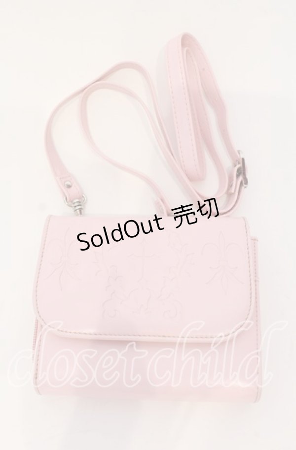 画像1: metamorphose / ショルダー付き札入  ピンク O-25-09-13-002-ME-BG-OW-OS (1)
