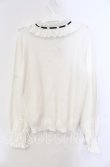 画像3: axes femme / ヨークフリルニット  シロ O-25-09-13-020-AX-TO-IG-OS (3)