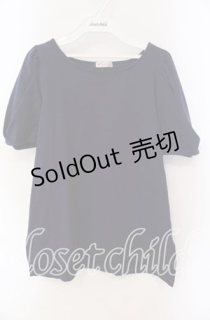 画像: axes femme / レース襟set Tシャツ【Tシャツ単品】 M ネイビー O-25-09-13-027-AX-TS-IG-ZT082