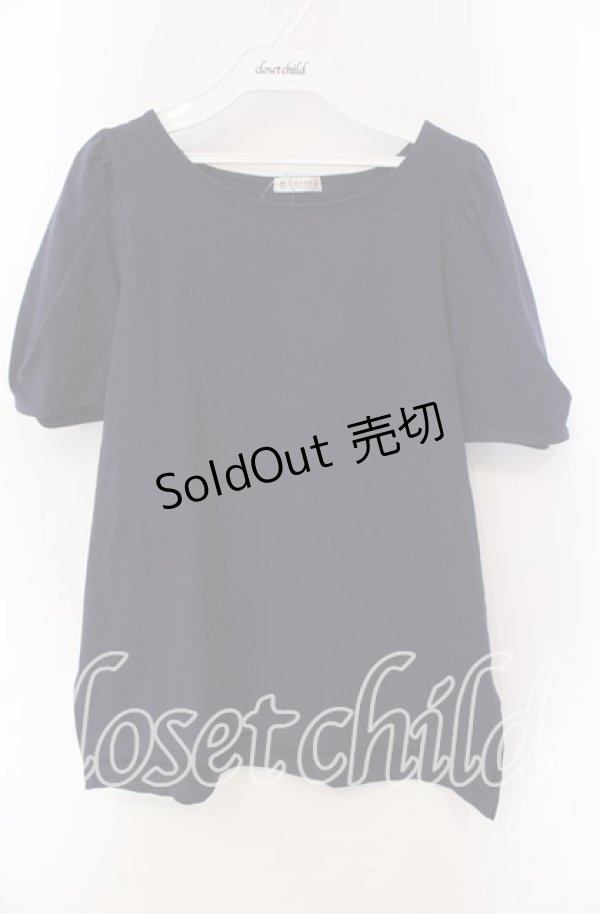 画像1: axes femme / レース襟set Tシャツ【Tシャツ単品】 M ネイビー O-25-09-13-027-AX-TS-IG-ZT082 (1)