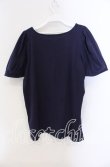 画像2: axes femme / レース襟set Tシャツ【Tシャツ単品】 M ネイビー O-25-09-13-027-AX-TS-IG-ZT082 (2)