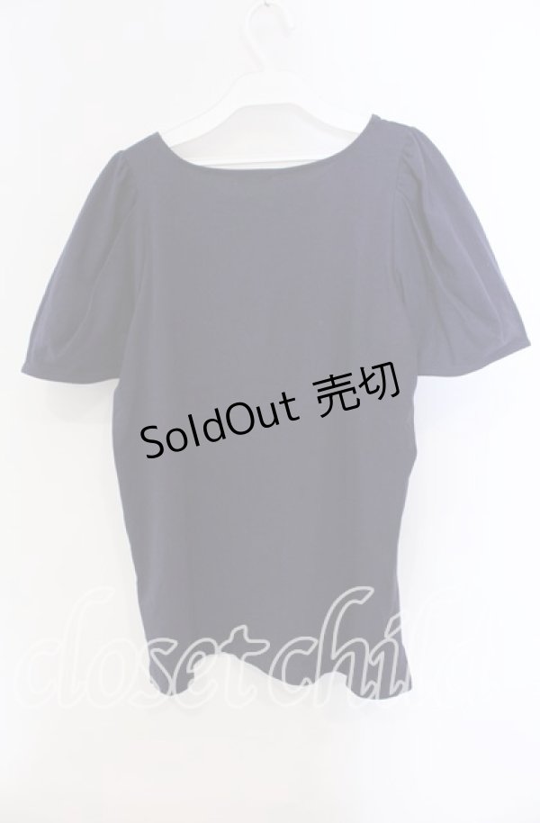 画像2: axes femme / レース襟set Tシャツ【Tシャツ単品】 M ネイビー O-25-09-13-027-AX-TS-IG-ZT082 (2)