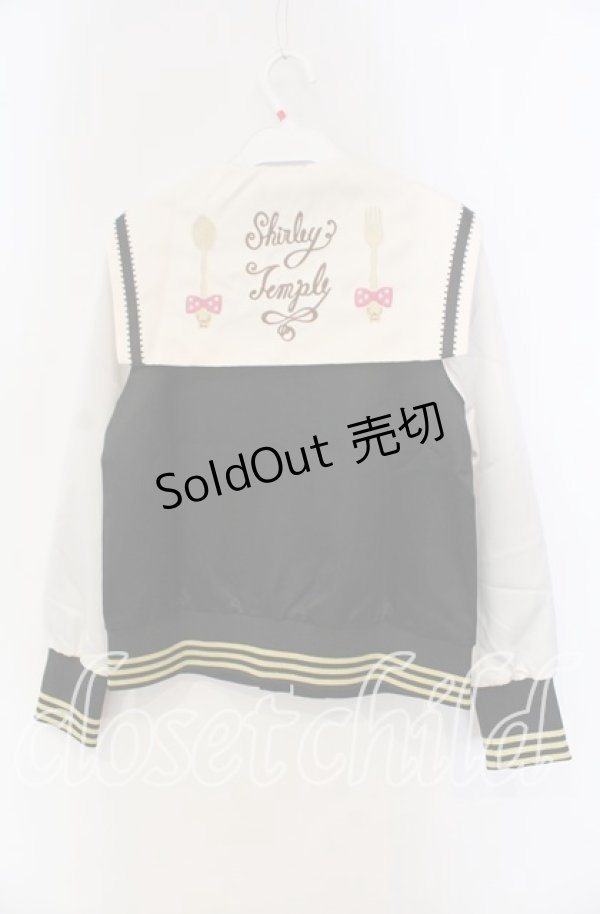 画像3: 【SALE】Shirley Temple / カトラリージャケット  クロ×アイボリー O-25-09-13-029-ET-JA-IG-ZT378 (3)