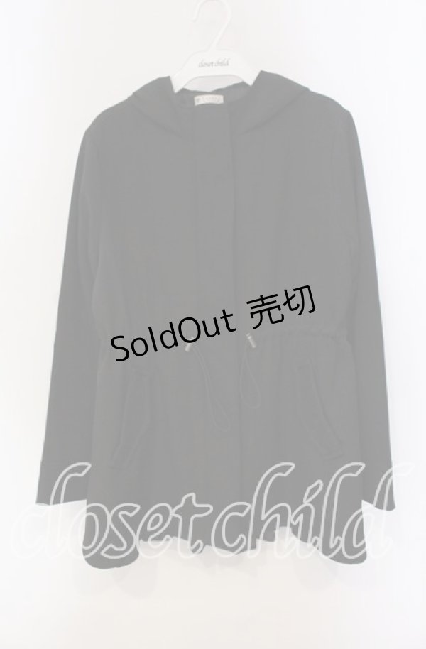 画像1: axes femme / プリーツマウンテンパーカー M クロ O-25-09-13-031-AX-JA-OW-OS (1)