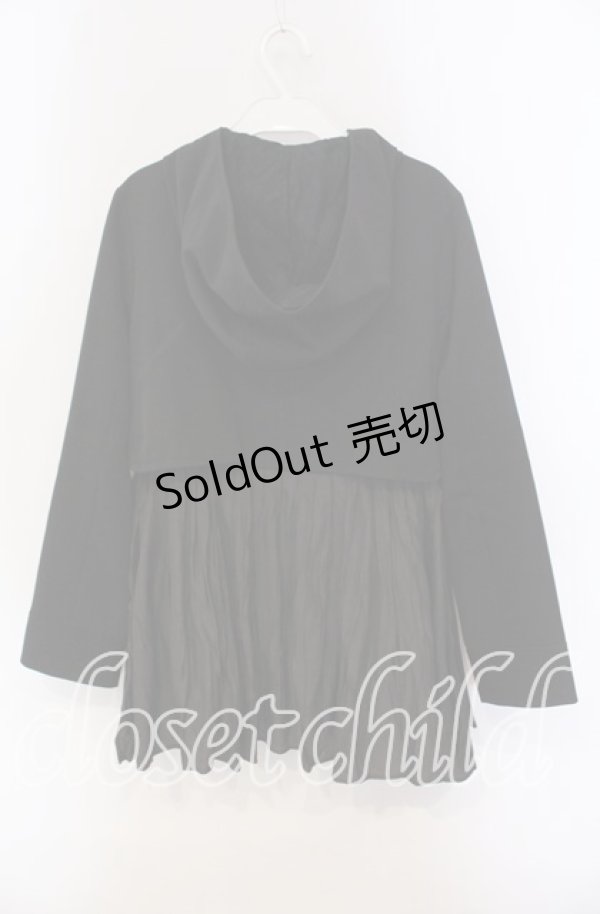 画像3: axes femme / プリーツマウンテンパーカー M クロ O-25-09-13-031-AX-JA-OW-OS (3)