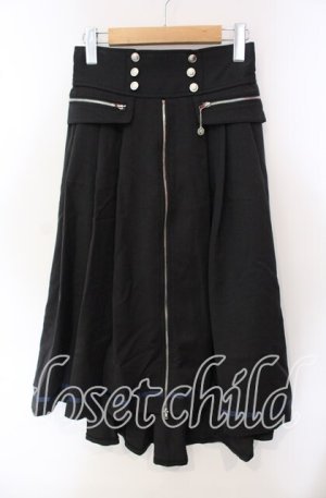 画像: axes femme / ジップ×フィッシュテールスカート M クロ O-25-09-15-063-AX-SK-OW-OS