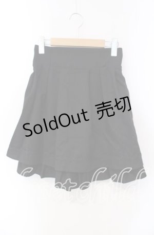 画像: axes femme / ハイウエストフレアタックスカート M クロ O-25-09-15-071-AX-SK-OW-OS