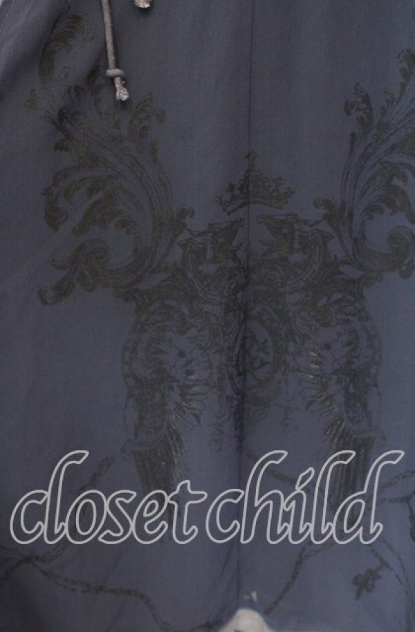 画像3: Rozen Kavalier / チェーン＆エンブレムptサススカート  ブルー O-25-09-15-073-OO-SK-OW-OS (3)