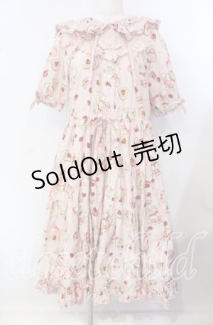 画像: PINK HOUSE / sweets lop ear bunnyミディワンピース  ピンク O-25-09-15-010-LO-OP-IG-ZI