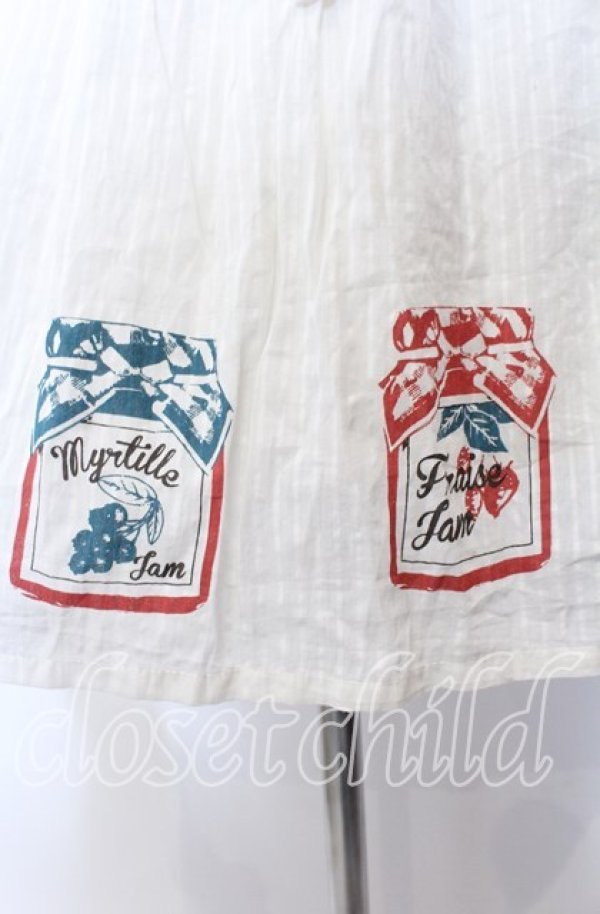 画像2: Fi.n.t / ジャム瓶柄ワンピース  オフ O-25-09-15-018-CA-OP-IG-ZT259 (2)