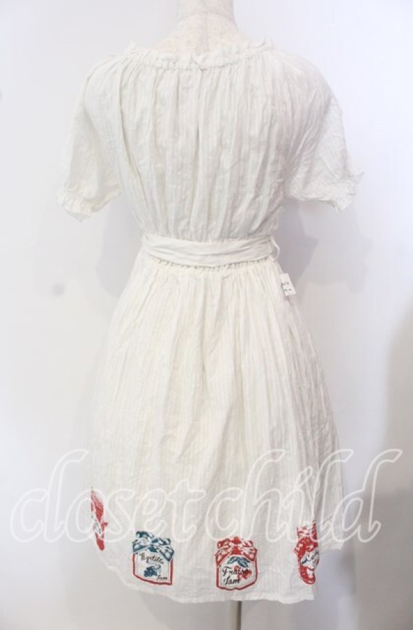 画像3: Fi.n.t / ジャム瓶柄ワンピース  オフ O-25-09-15-018-CA-OP-IG-ZT259 (3)