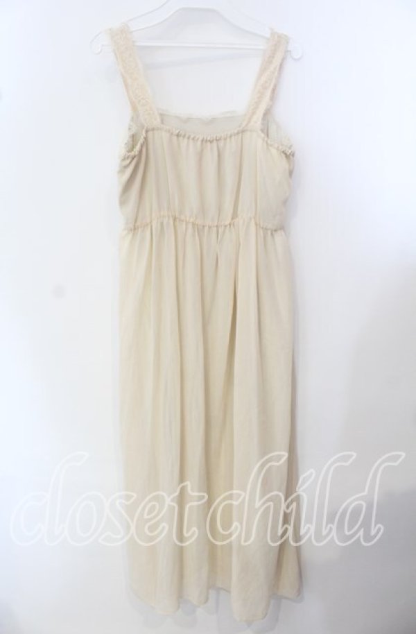 画像3: an another angelus / 三連リボンジャンパースカート  アイボリー O-25-09-15-019-CA-OP-IG-ZT372 (3)