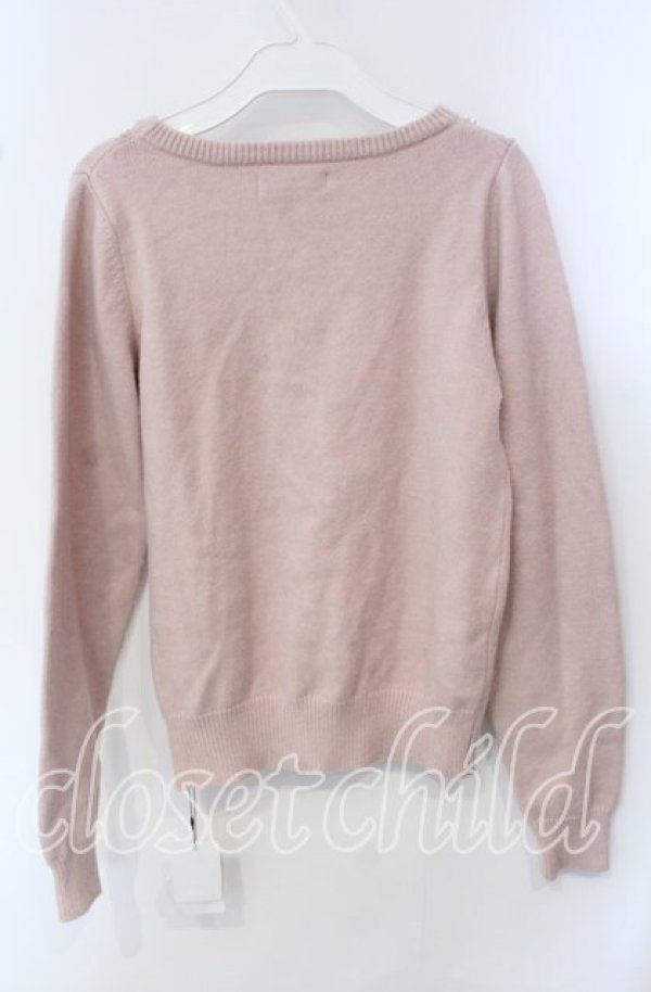 画像3: Ank Rouge / パールクロスニット  ピンク O-25-09-15-025-CA-TO-IG-ZT066 (3)