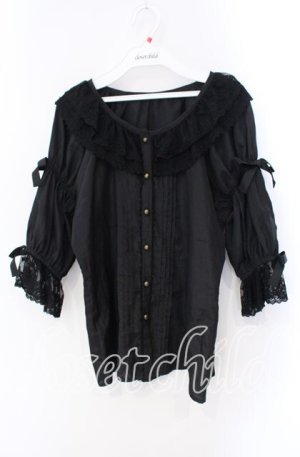 画像: axes femme kawaii / メェールプロフォーンドゥブラウス M クロ O-25-09-16-037-AX-BL-OW-OS