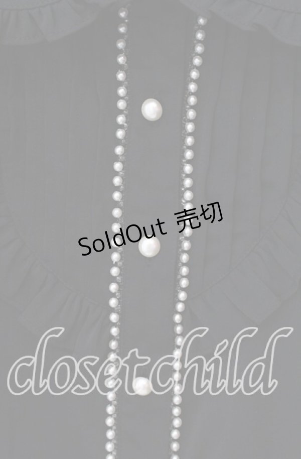 画像2: Ank Rouge / 裾スカラップブラウス  クロ O-25-09-16-055-CA-BL-IG-OS (2)