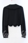 画像3: Ank Rouge / 裾スカラップブラウス  クロ O-25-09-16-055-CA-BL-IG-OS (3)
