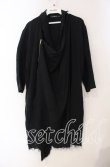 画像1: CIVARIZE / 2WAYドレープネックZIP六部袖カーディガン 46 ブラック O-25-09-16-064-GO-TO-IG-OS (1)