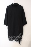 画像2: CIVARIZE / 2WAYドレープネックZIP六部袖カーディガン 46 ブラック O-25-09-16-064-GO-TO-IG-OS (2)