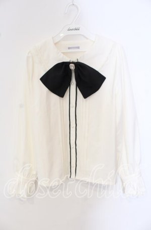 画像: axes femme POETIQUE / フェイバリットカラーブラウス M キナリ×クロ O-25-09-16-014-AX-BL-OW-OS