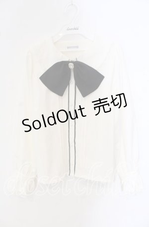 画像: axes femme POETIQUE / フェイバリットカラーブラウス M キナリ×クロ O-25-09-16-014-AX-BL-OW-OS