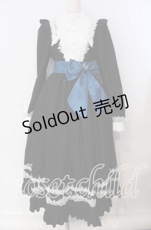 画像: 星箱works / 深澤翠×HoshibakoWorksコラボレーションクラシカルワンピース M クロ×シロ O-25-09-16-002-PU-OP-IG-OS