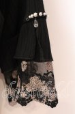 画像2: axes femme / カラーチュールレースプルオーバー M クロ O-25-09-16-017-AX-TO-OW-OS (2)