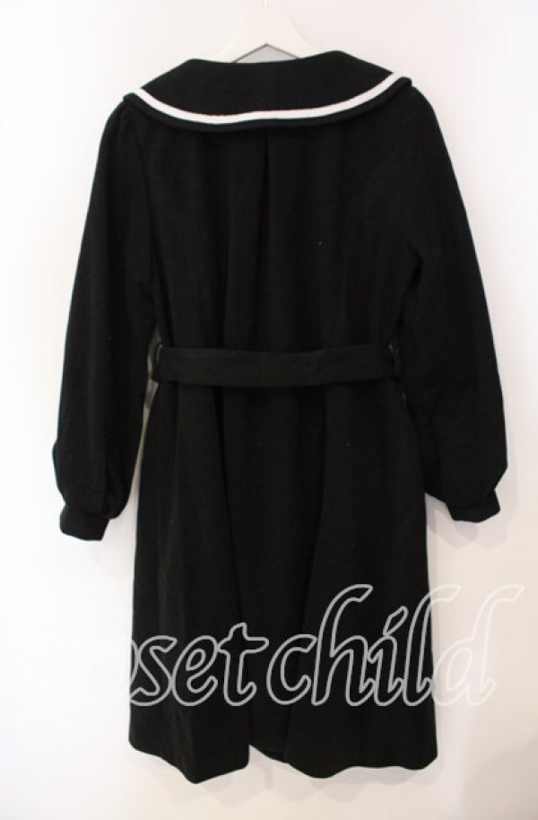 画像3: axes femme POETIQUE / セーラーデザインコート M クロ O-25-09-18-010-AX-CO-OW-ZT-C009 (3)