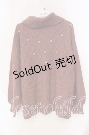 画像: axes femme / 巻きバラニット M ピンク O-25-09-18-017-AX-TO-OW-OS