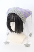 画像1: HEIHEI / スターキャットビーニー  グレー O-25-09-18-026-PU-AC-OW-OS (1)