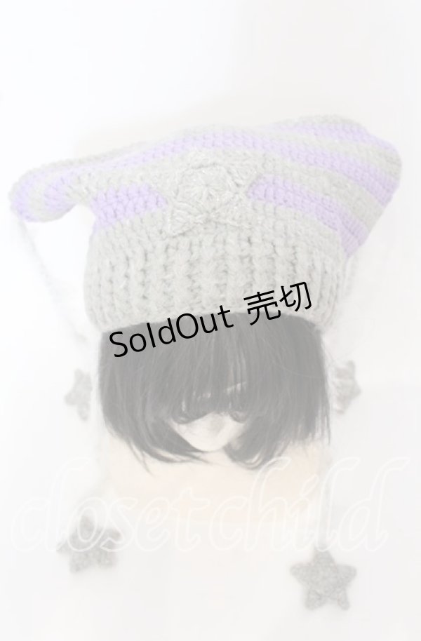 画像3: HEIHEI / スターキャットビーニー  グレー O-25-09-18-026-PU-AC-OW-OS (3)